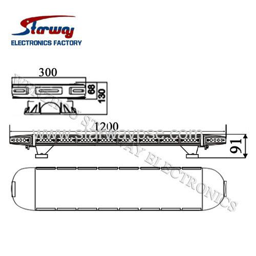 Starway Police LED emergency Vehicle Light bar