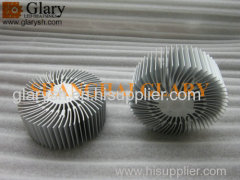 100mm Round Extrusion Aluminum Profile LED Light Heatsinks,Radiator,Cooler