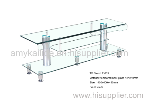 F-039 Clear TV Stand