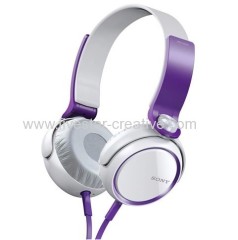 Sony Extra Bass Headphones MDR-XB400 Over the head Headphones Purple And White