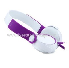 Sony MDR-XB400 XB Series Extra-Bass On-Ear Headphones Violet Purple White