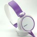 Sony Extra Bass Headphones MDR-XB400 Over the head Headphones Purple And White