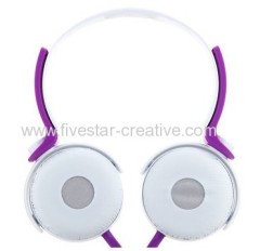 Sony MDR-XB400 XB Series Extra-Bass On-Ear Headphones Violet Purple White