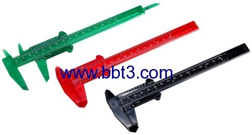 Promotional plastic vernier caliper with different color