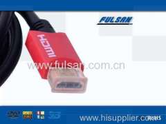 High speed dual molded hdmi cable 1.4v