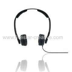 Sennheiser PX200 II Closed Ear Mini Folding On-Ear Stereo Headphones with Volume Control Black