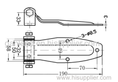 Van Box Body Parts of Hinges Blades