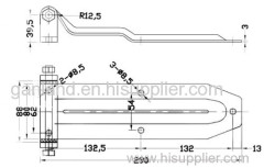 Rear Door Hinges, Container Hinges, Truck Parts