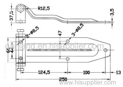 Trailer Hinges, Steel Hinges, Zinc Plated Hinge Baldes