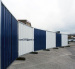 free standing solid steel hoarding panel