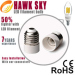 Hawksky fashion design plastic led bulb lights