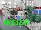 Plastic Parallel Double Screw Extruder Machine / Equipment For WPC Granulating