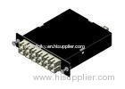 MTP / MPO Plug & Play 12 Fiber Optic Cassette SC Simplex Adapter without Flange