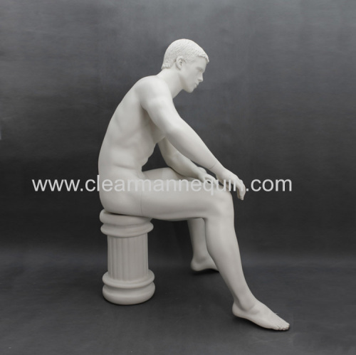 Sitting pose man mannequin cheap