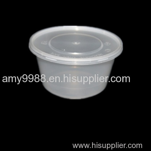 Disposable Takeaway Microwaveable Plastic Food Container 450ml