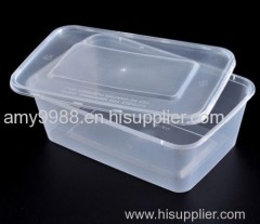 Disposable Takeaway Microwaveable Plastic Food Container (