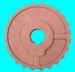 Plastic conveyor sprocket 16T Unique sprocket engagement red