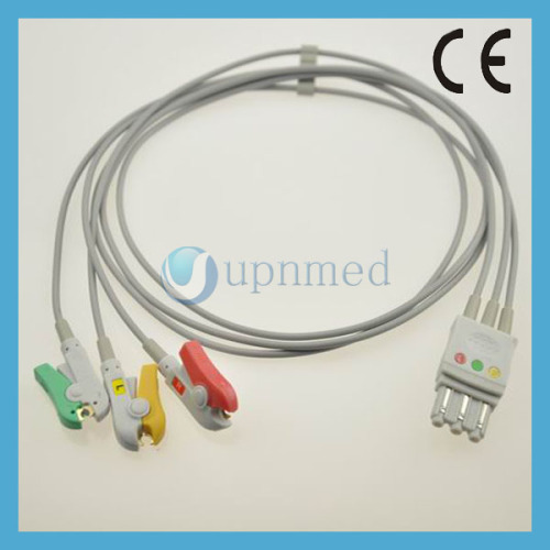 M1672A Philips 3-Lead ECG Lead Set