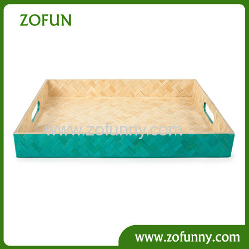 biodegradable bamboo serving plate dish tray