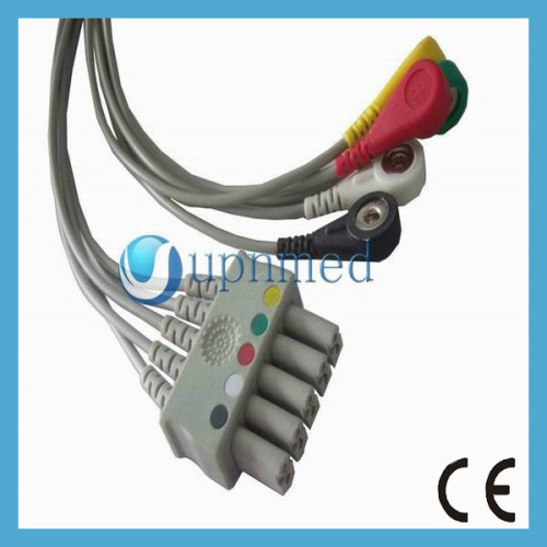 5956458 Siemens 5 lead ECG lead wires