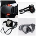 Wide view prefessional scuba diving gear free sea diving mask black