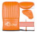 Leather Bag Gloves Mitts with Elastic Closure