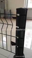 peach post wire mesh fence/easily installed mesh fence