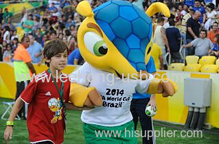 Fuleco official mascot of the 2014 FIFA World Cup in Brazil