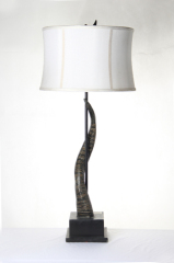 Modern and stylish interior resin table lamp Ox horn