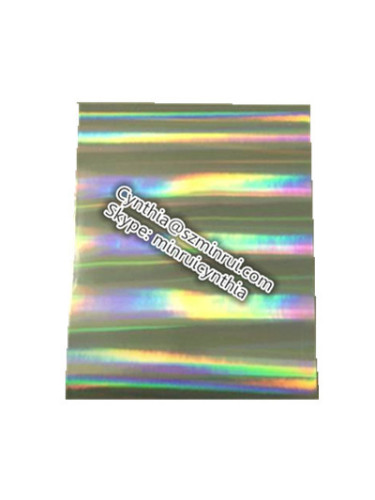 NEWEST Custom Holographic Laser Ulatra Destructible Label Paper