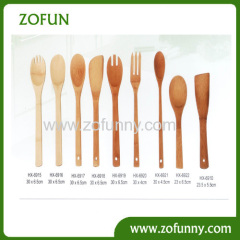 Bamboo Cooking utensil set with silicone handle