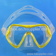 Top quality diving equipment,silicone diving mask and snorkellings series