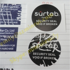 tamper proof seal sticker labels