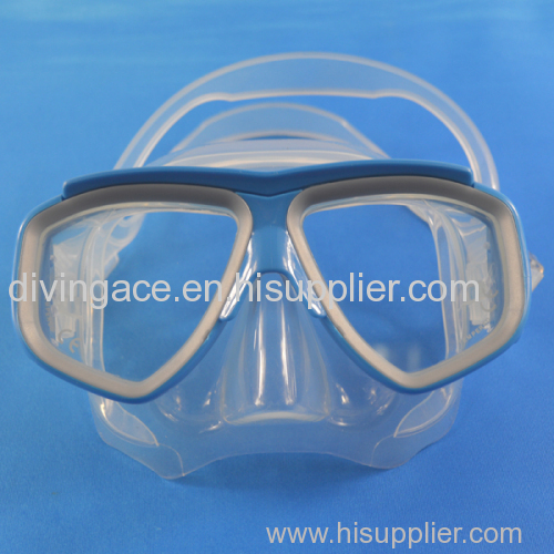 High grade colorful silicone diving mask