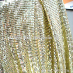 metallic cloth metal curtain