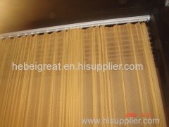 Metal curtain metal drapery metal coil drapery