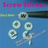 Super Small 2.5mm Screw Sticker for Mobile Phone Repair Warranty Label