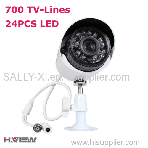 700TVL 1/3" CMOS Security Surveillance IR Day and Night Weatherproof Outdoor CCTV Camera