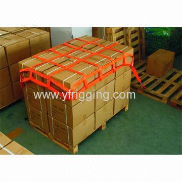 Polyester Webbing Cargo Net With Ratchet