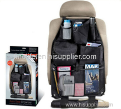 Auto back seat organizer