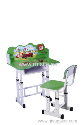 adjustable chair and table for child study