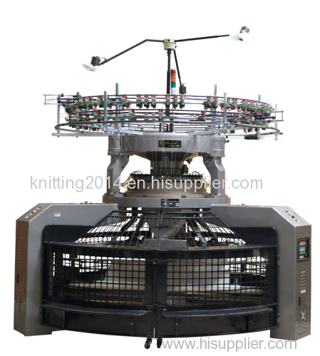 High Speed Inter-Rib Open Width Circular Knitting Machine