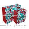 Small Paper Carrier Bags Hot Stamping Floral Pattern for Jewelry