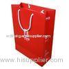 Printed Paper Carrier Bags Big Red Matt Lamination for Shopping