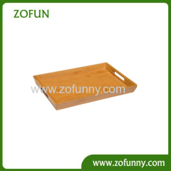 Healthy Western style natural restaurant dish serving tray