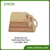 Wonderful bamboo cutting board set with handle
