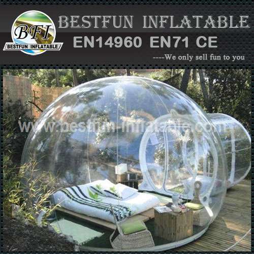 high transparency clear inflatable bubble tent