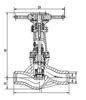 Chromium Nickel Steel Electric Valve Actuator, Check Value J61Y-32