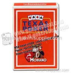 Modiano Texas Hold em marked cards for contact lenses| invisible ink| perspective glasses| poker cheat