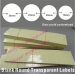 Blank Round Transparent Labels